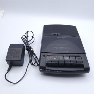 VTG Sony Pressman Cassette Recorder TCM-929 Tape Player OEM AC Cord - Tested
